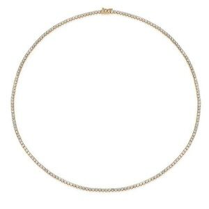 3.3 TCW Natural Diamond Tennis Necklace